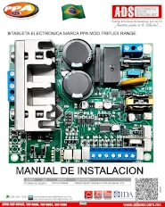 Manual CENTRAL ELECTRONICA MARCA PPA MOD.TRIFLEX FULL RANGE, Puertas y Portones Automaticos S.A. de C.V.